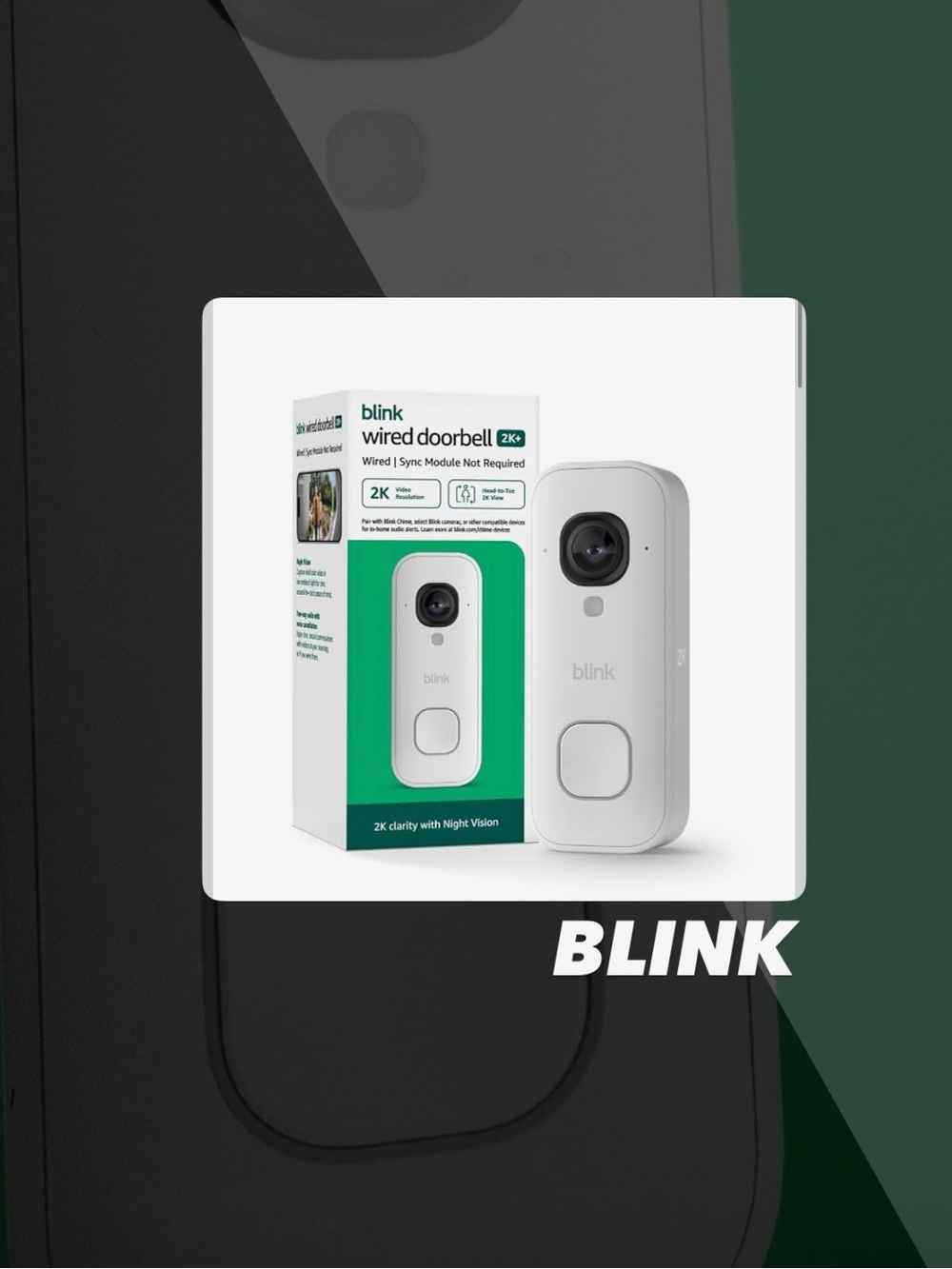 NIB Blink Wired Doorbell 2K+